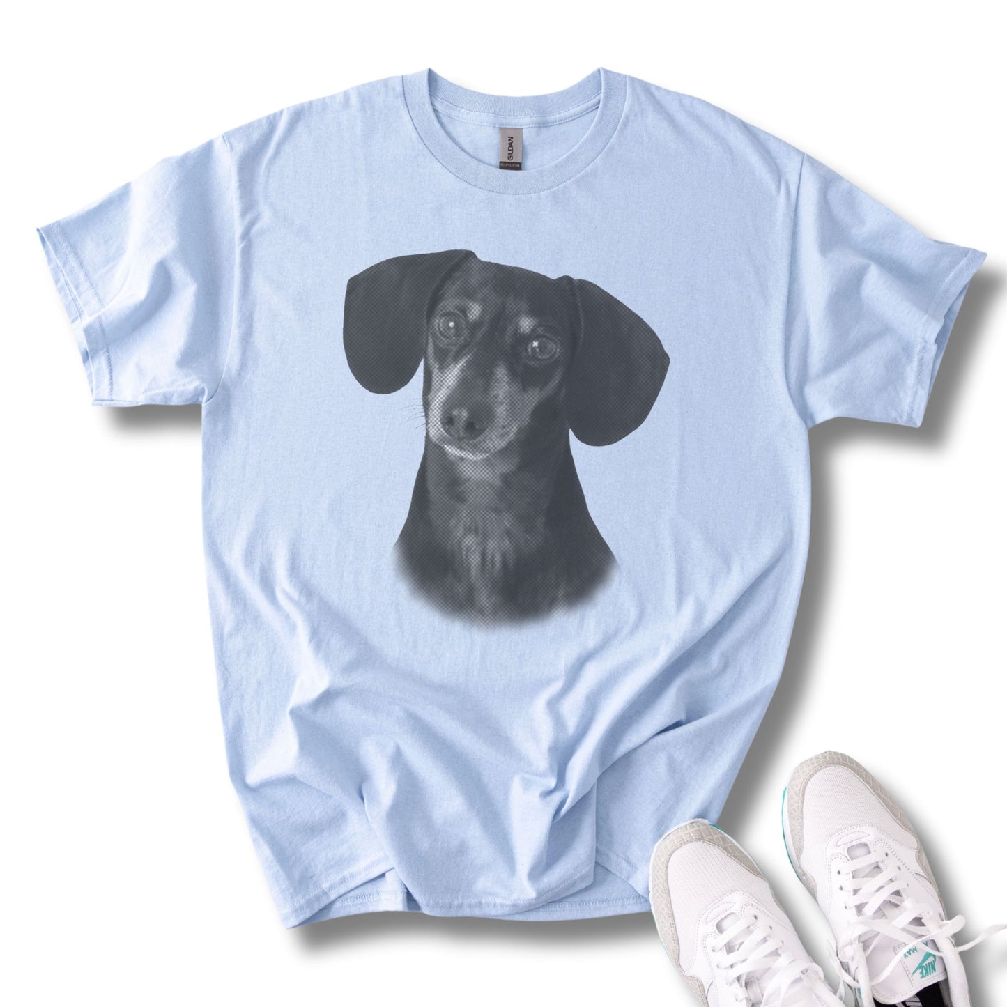 Personalisiertes T-Shirt mit Foto und Name Haustier - Vintage Style