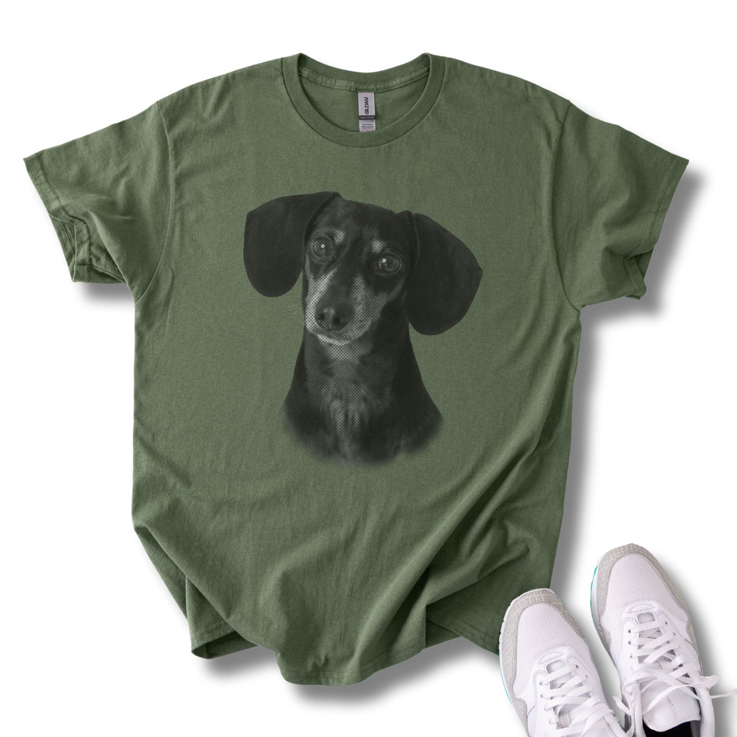Personalisiertes T-Shirt mit Foto und Name Haustier - Vintage Style