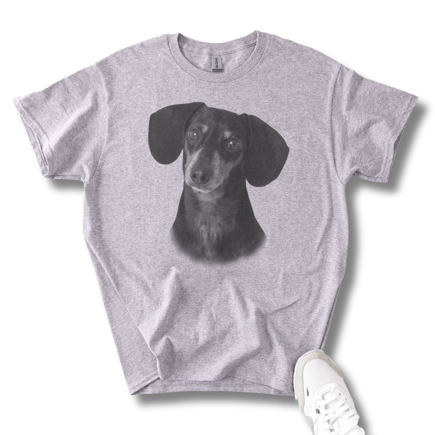 Personalisiertes T-Shirt mit Foto und Name Haustier - Vintage Style