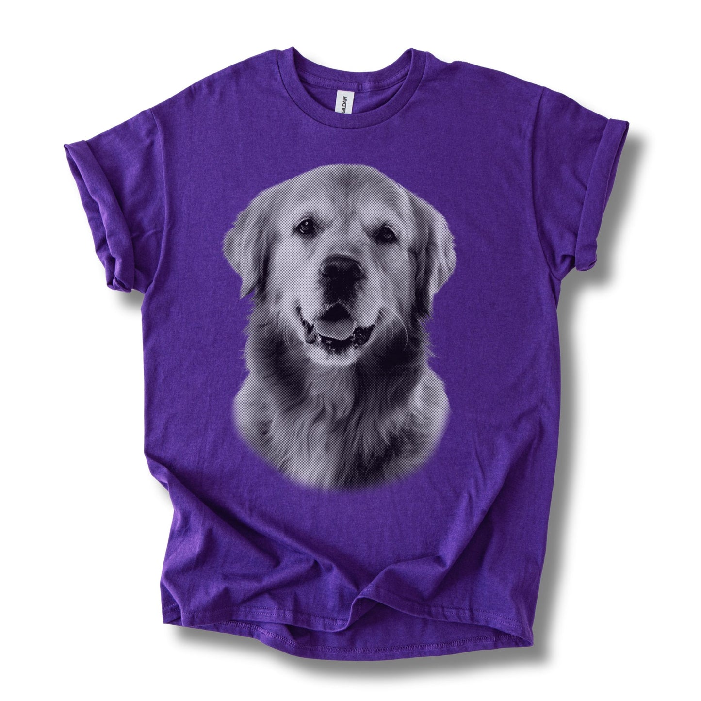 Personalisiertes T-Shirt mit Foto und Name Haustier - Vintage Style