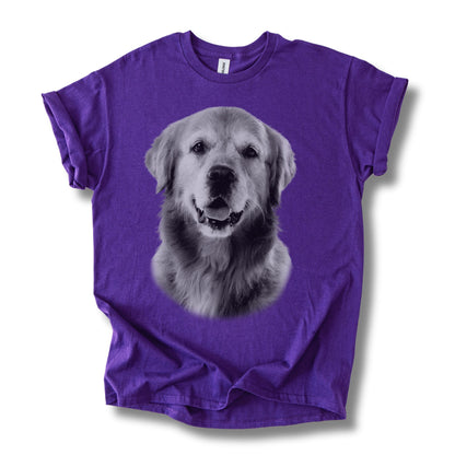 Personalisiertes T-Shirt mit Foto und Name Haustier - Vintage Style