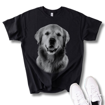 Personalisiertes T-Shirt mit Foto und Name Haustier - Vintage Style