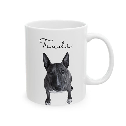 Personalisierte Fototasse Haustier mit Name