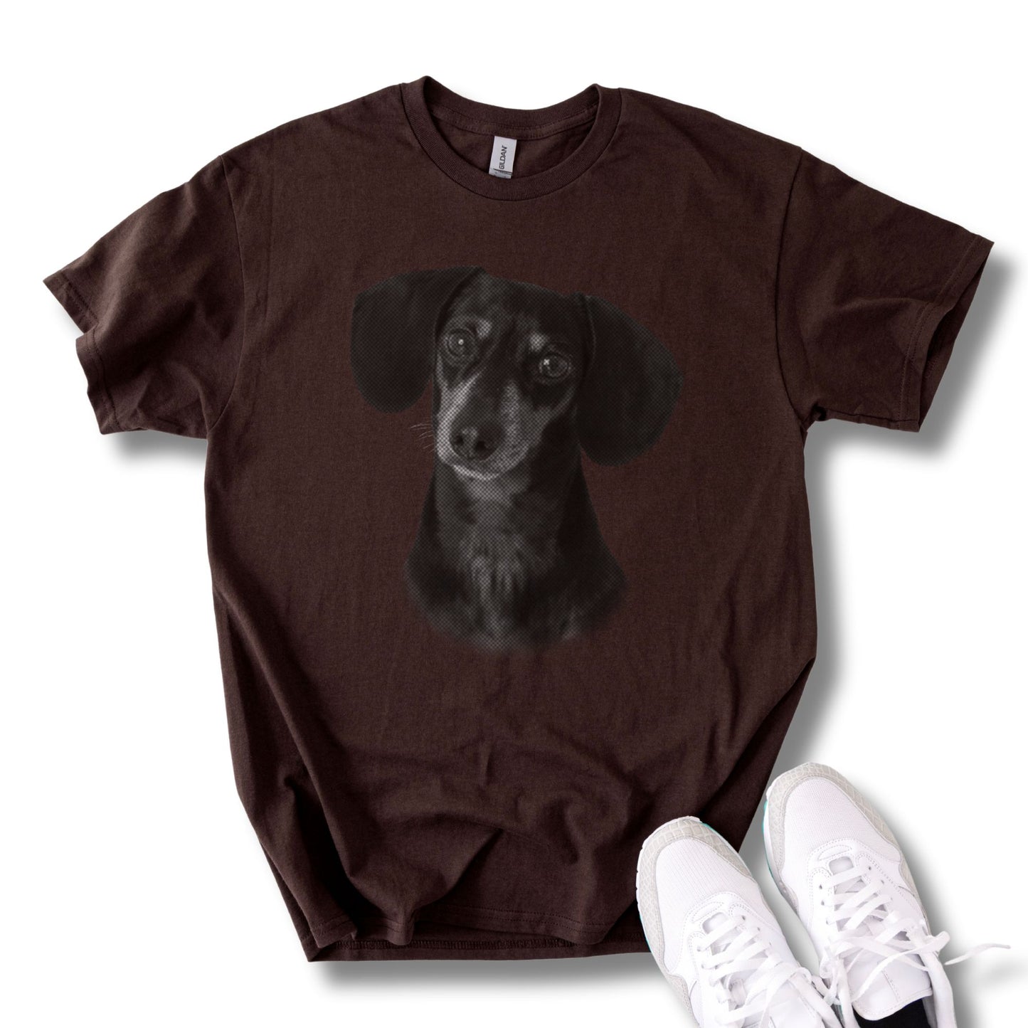 Personalisiertes T-Shirt mit Foto und Name Haustier - Vintage Style