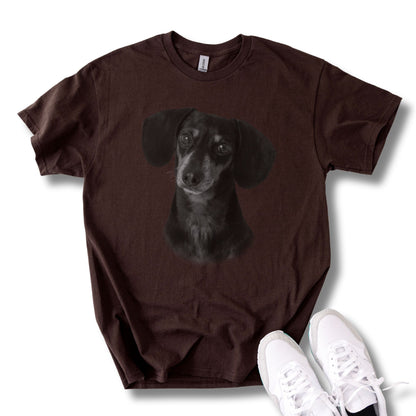 Personalisiertes T-Shirt mit Foto und Name Haustier - Vintage Style