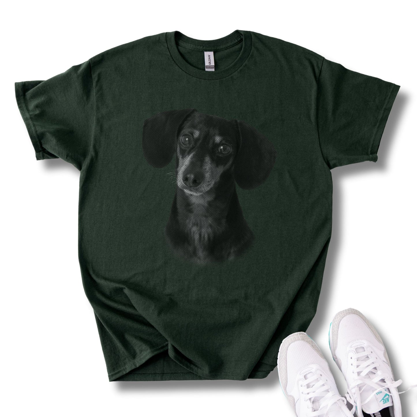 Personalisiertes T-Shirt mit Foto und Name Haustier - Vintage Style