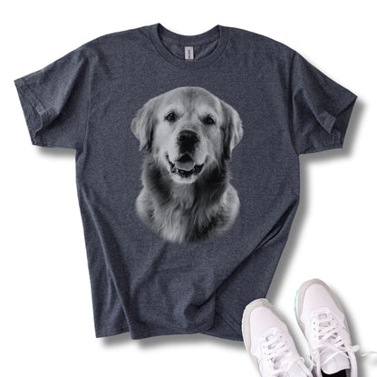 Personalisiertes T-Shirt mit Foto und Name Haustier - Vintage Style