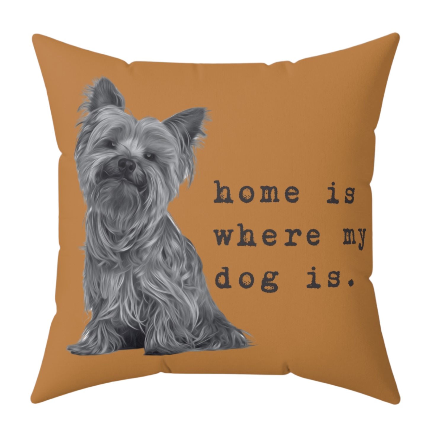 Personalisiertes Kissen Hund - Home is where my dog is