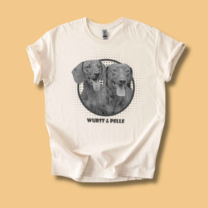 Personalisiertes T-Shirt mit Foto und Name Haustier - Vintage Film Look