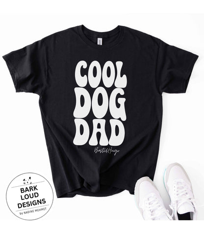 Personalisiertes T-Shirt mit Namen - COOL DOG DAD