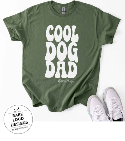 Personalisiertes T-Shirt mit Namen - COOL DOG DAD
