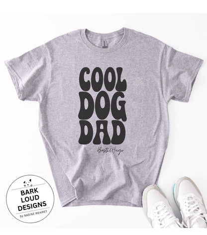 Personalisiertes T-Shirt mit Namen - COOL DOG DAD