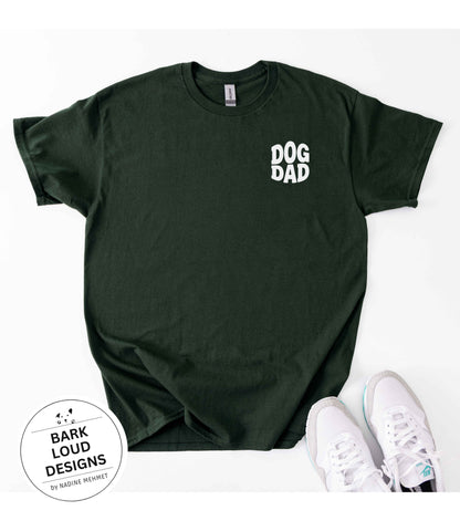 T-Shirt DOG MOM / DOG DAD - Front- und Backprint