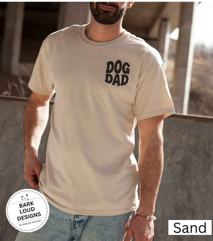T-Shirt DOG MOM / DOG DAD - Front- und Backprint