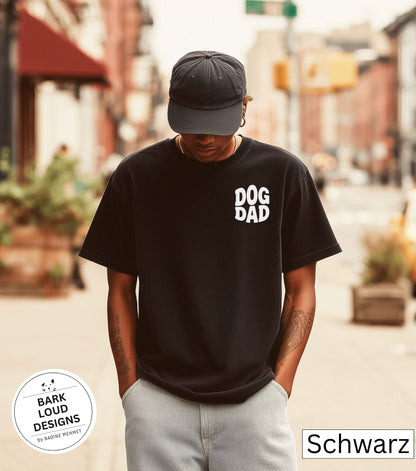 T-Shirt DOG MOM / DOG DAD - Front- und Backprint