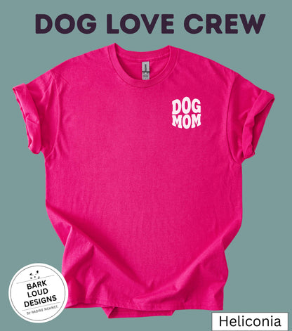 T-Shirt DOG MOM / DOG DAD - Front- und Backprint