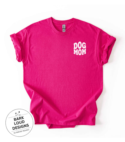 T-Shirt DOG MOM / DOG DAD - Front- und Backprint