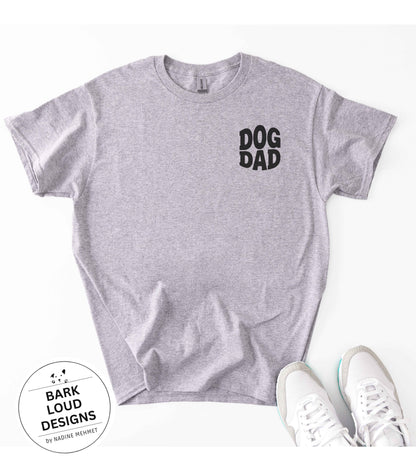 T-Shirt DOG MOM / DOG DAD - Front- und Backprint
