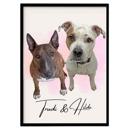 Personalisiertes Poster mit deinem Haustier - Dreamy Style