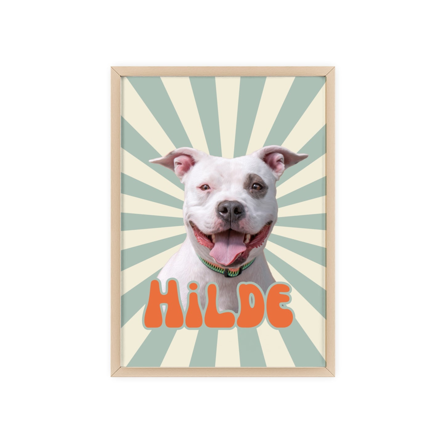 Personalisiertes Poster mit deinem Haustier - Retro Style