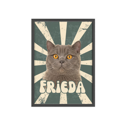 Personalisiertes Poster mit deinem Haustier - Vintage Style