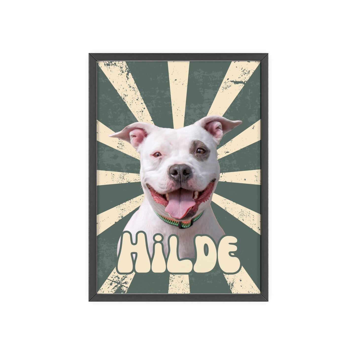 Personalisiertes Poster mit deinem Haustier - Vintage Style