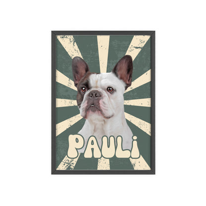 Personalisiertes Poster mit deinem Haustier - Vintage Style