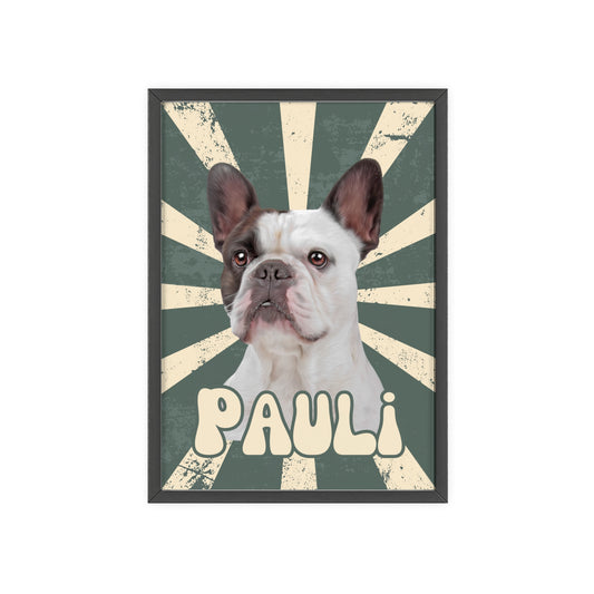 Personalisiertes Poster mit deinem Haustier - Vintage Style