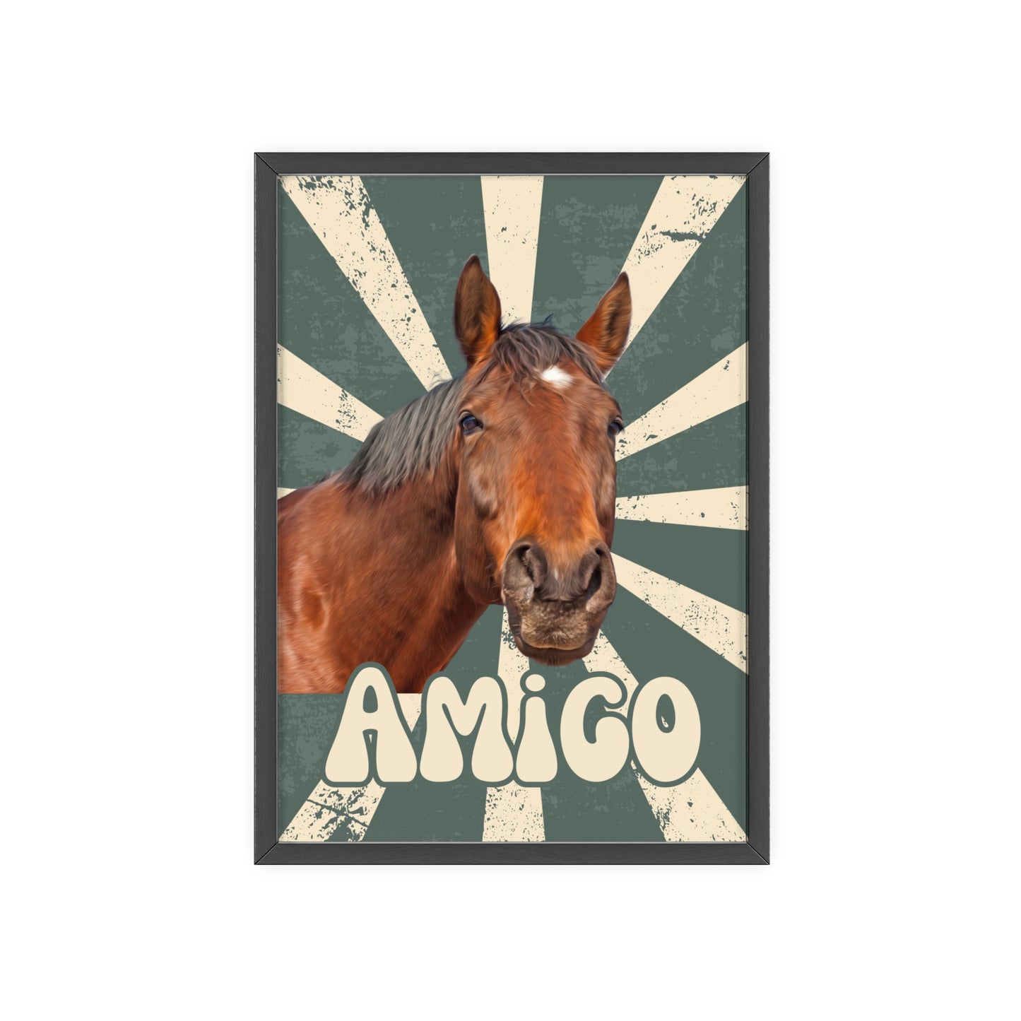 Personalisiertes Poster mit deinem Haustier - Vintage Style