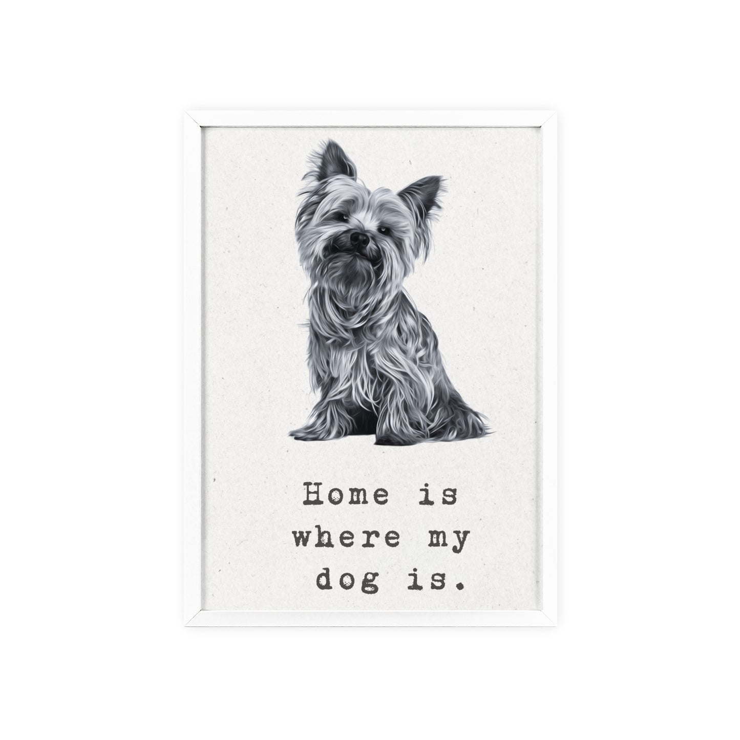 Personalisiertes Poster mit deinem Haustier - Black & White