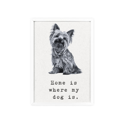 Personalisiertes Poster mit deinem Haustier - Black & White