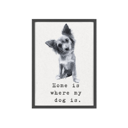 Personalisiertes Poster mit deinem Haustier - Black & White