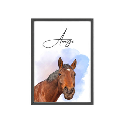 Personalisiertes Poster mit deinem Haustier - Dreamy Style Portrait