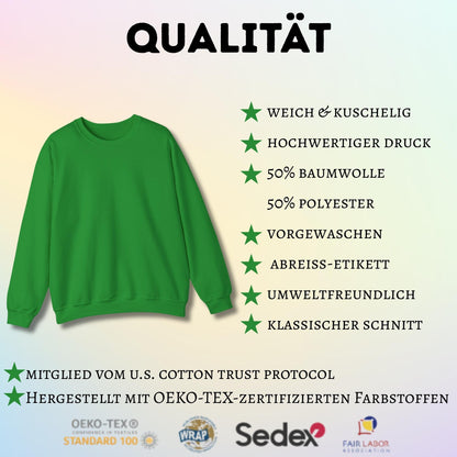 Blumiger Dackel Pullover personalisiert - mit Wunschtext