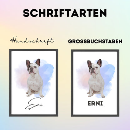 Personalisiertes Poster mit deinem Haustier - Dreamy Style