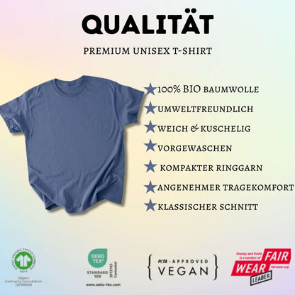Personalisiertes Premium T-Shirt mit Namen - COOL DOG DAD aus Biobaumwolle