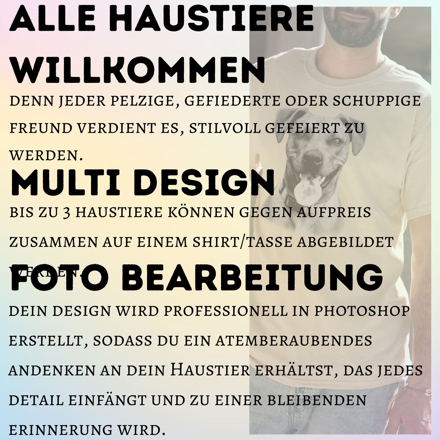 Personalisierte Fototasse Haustier mit Name