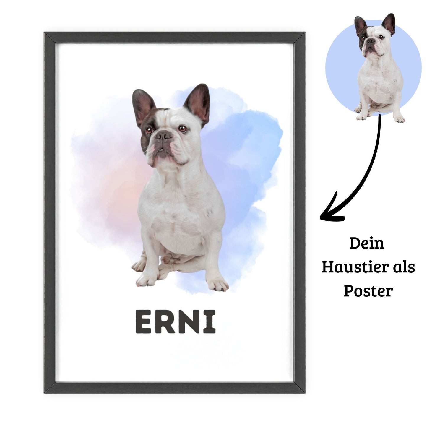 Personalisiertes Poster mit deinem Haustier - Dreamy Style