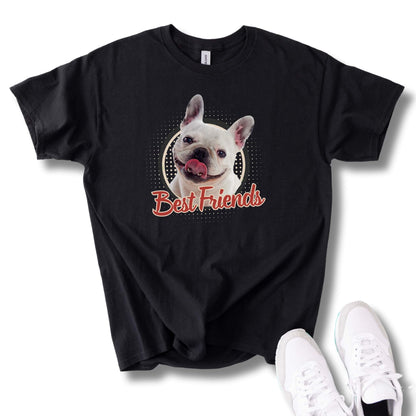 Personalisiertes Kinder T-Shirt mit Foto vom Haustier - Best Friends