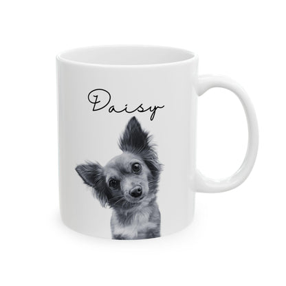 Personalisierte Fototasse Haustier mit Name