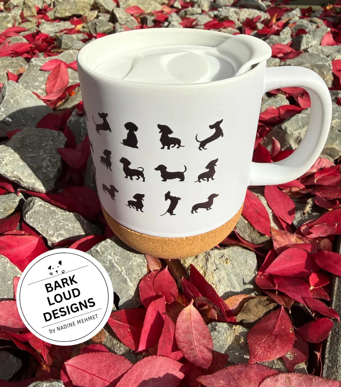 Dackel Collection - Tasse mit Korkboden "Teckel Love"