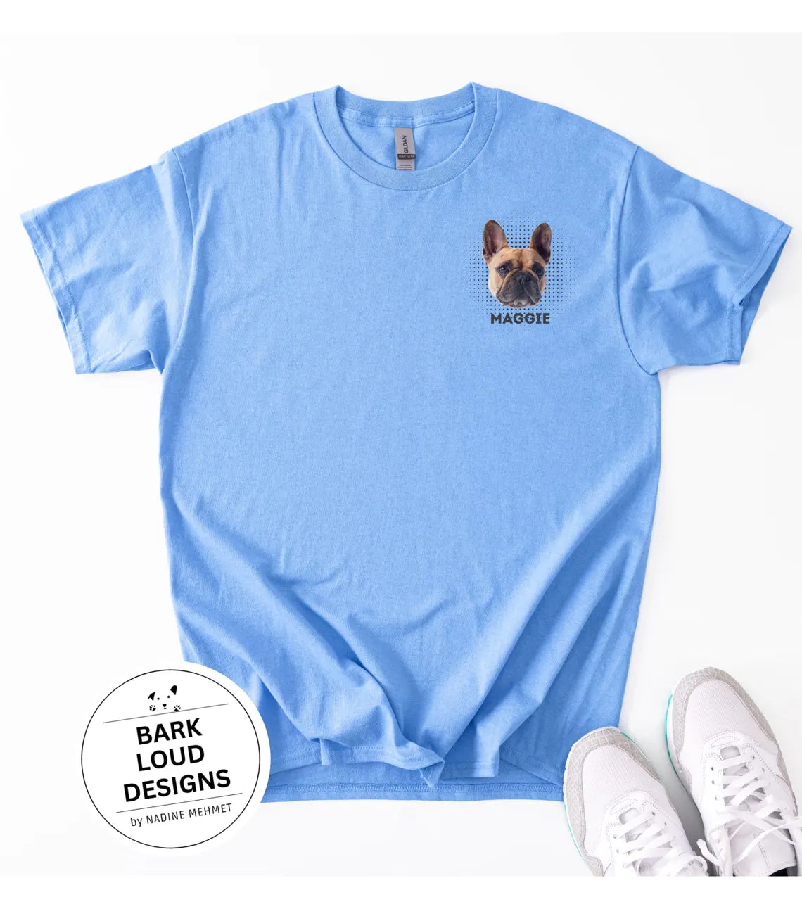 Personalisiertes T-Shirt mit Foto und Name Haustier - Pocketprint