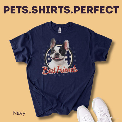 Personalisiertes T-Shirt mit Foto vom Haustier - Best Friends