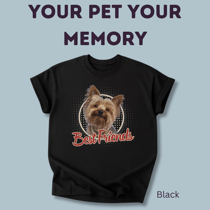 Personalisiertes T-Shirt mit Foto vom Haustier - Best Friends