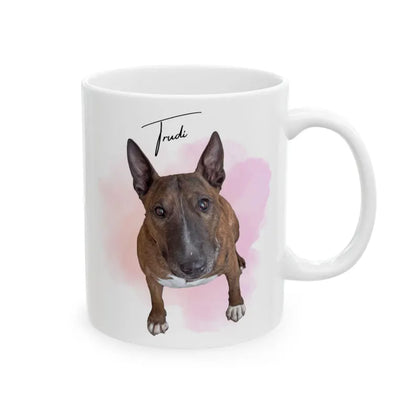 Personalisierte Fototasse "Life is better with my dog"